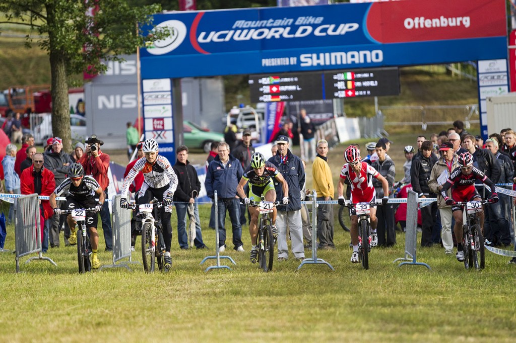 Offenburg - partenza Pro Sprint Eliminator (men)