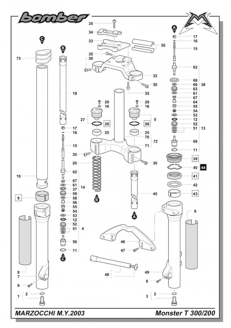 marzocchi super monster t 300mm