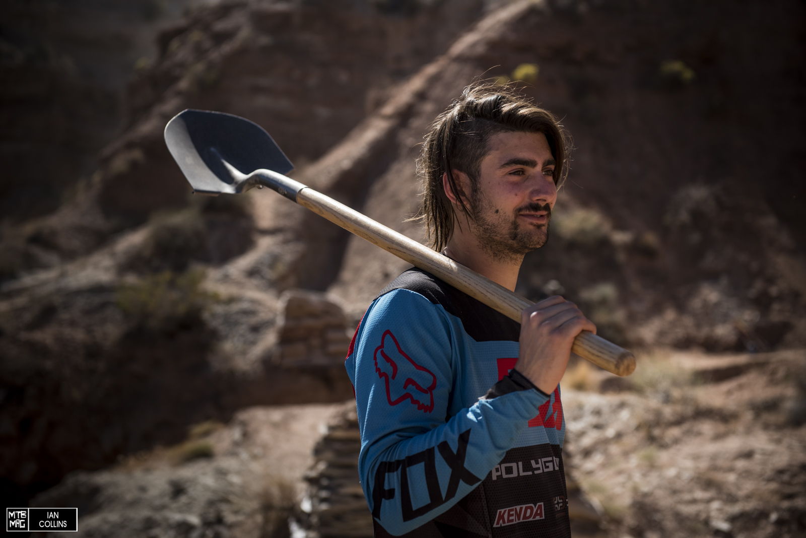 Sam Reynolds has made his first pilgrimage to Utah for his first Red Bull Rampage.  The riding here is right up his alley.  He should do big things.