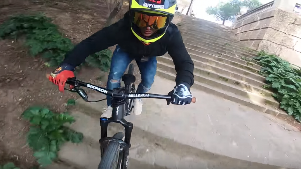 urban freeride mountain biking