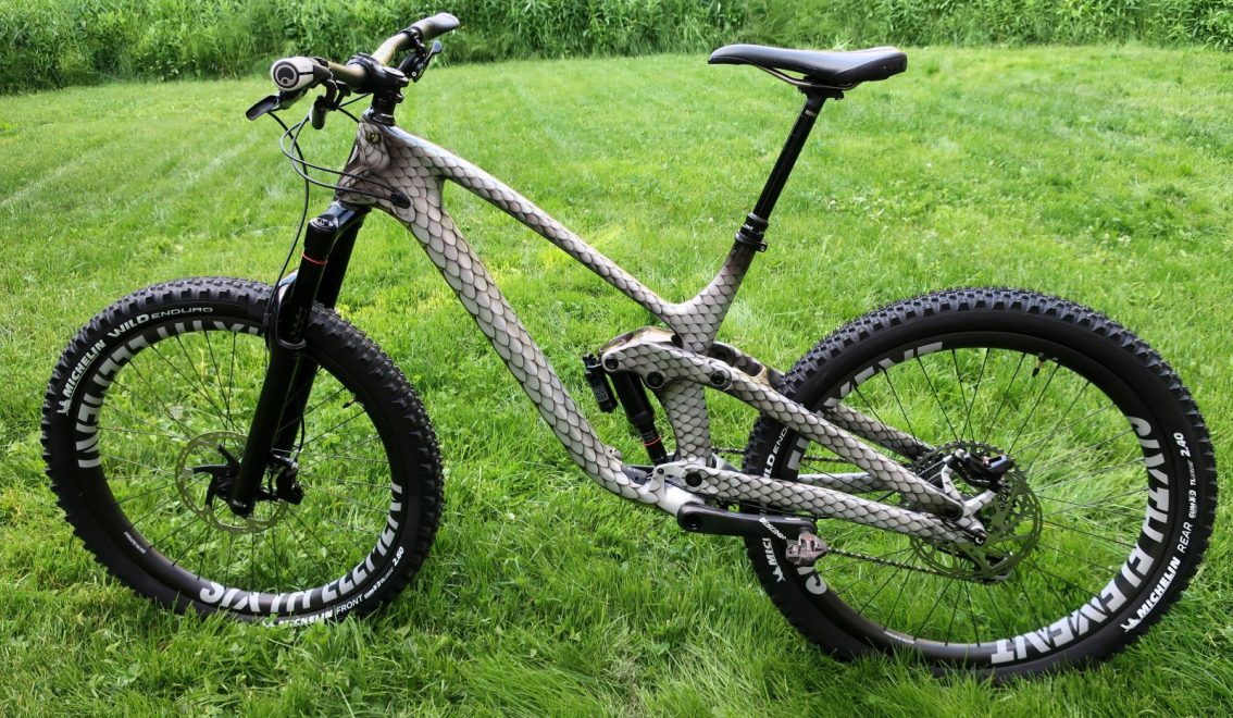 MTB-MAG.COM - Mountain Bike Magazine | Custom Snake Painted Kona ...